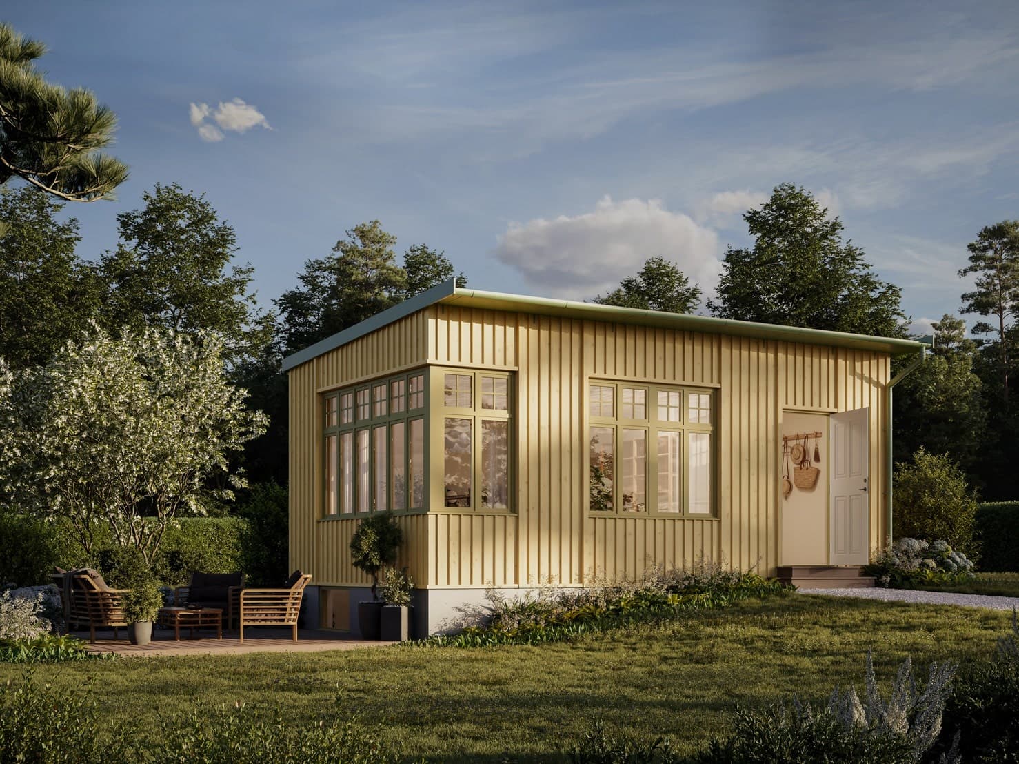 Minivilla källare exteriör