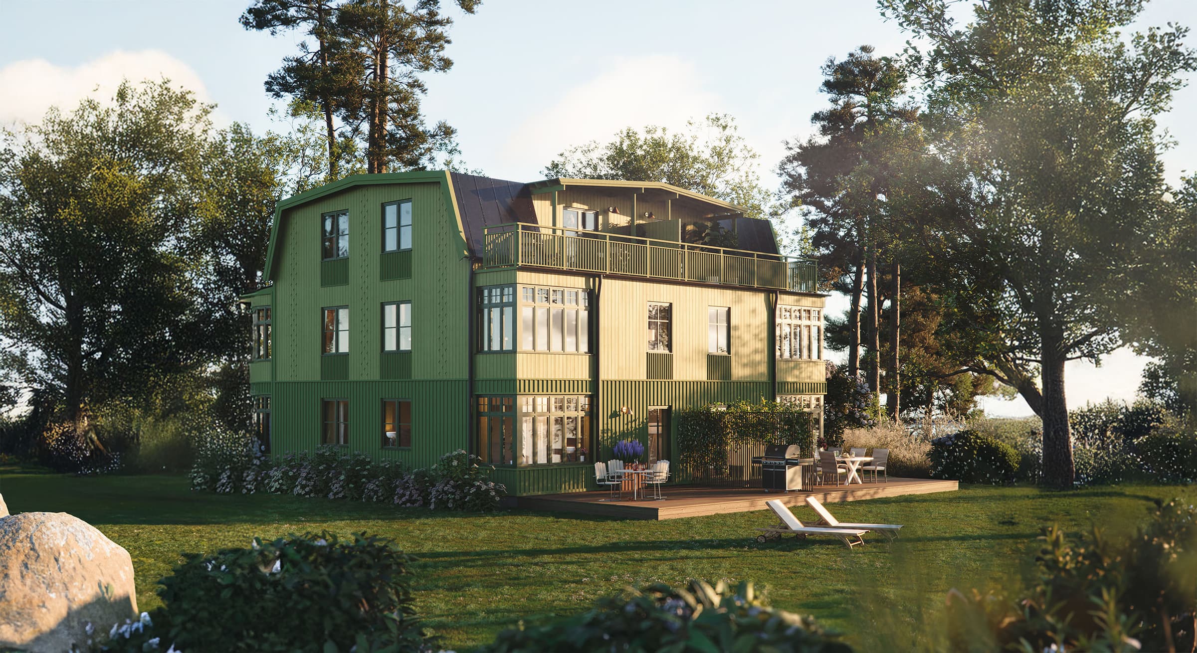 Exteriör Baggensfjärdshöjden