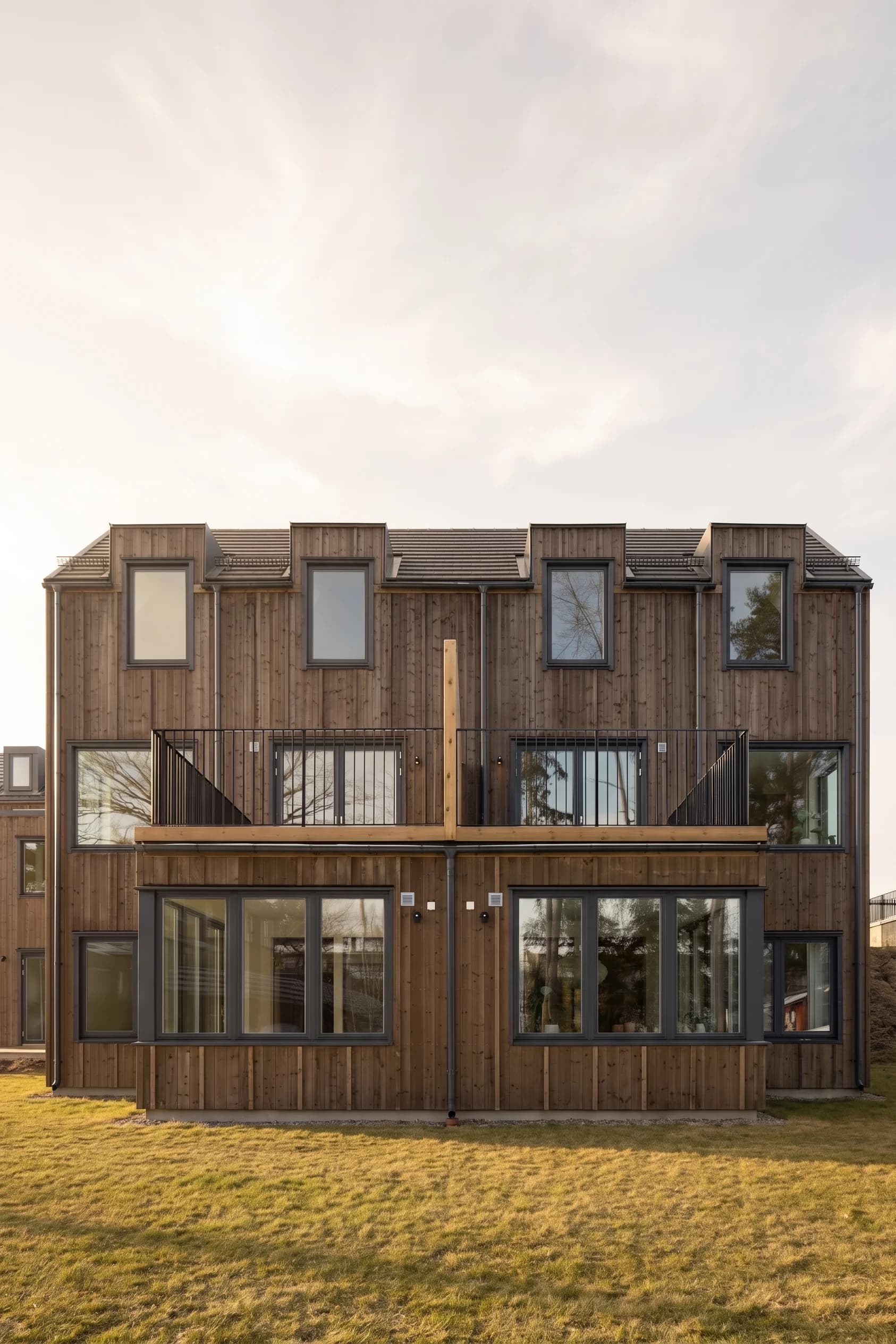 Fågelstigen parhus exteriör