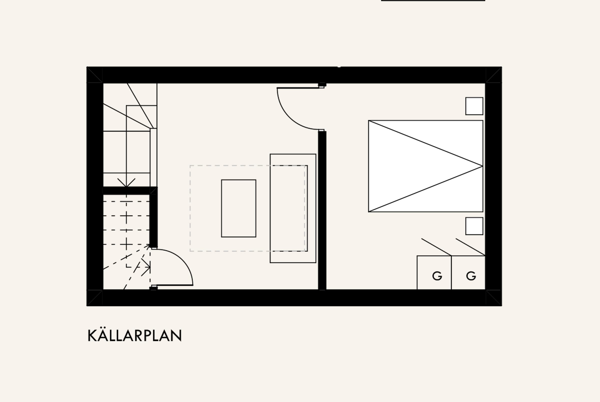 Planlösning källare plan 2