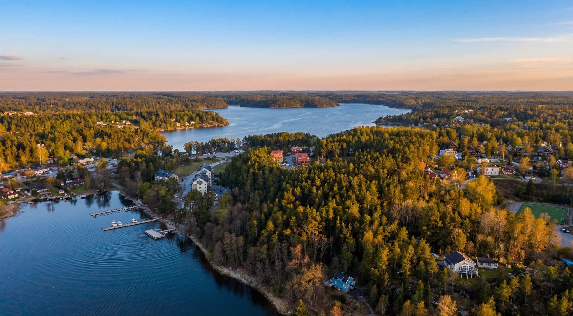Drönarbild Mörtnäs