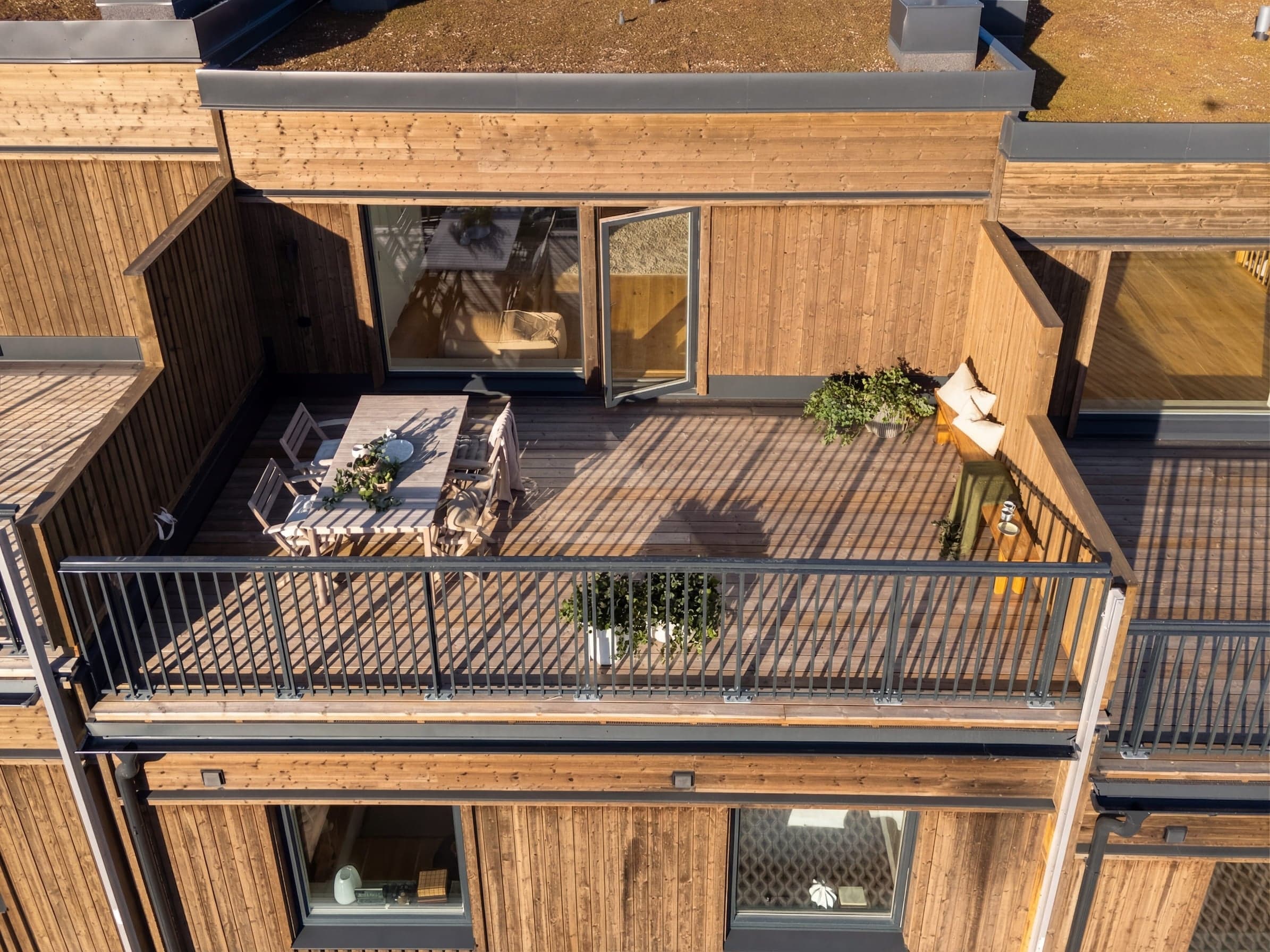 Takterrass ovanifrån