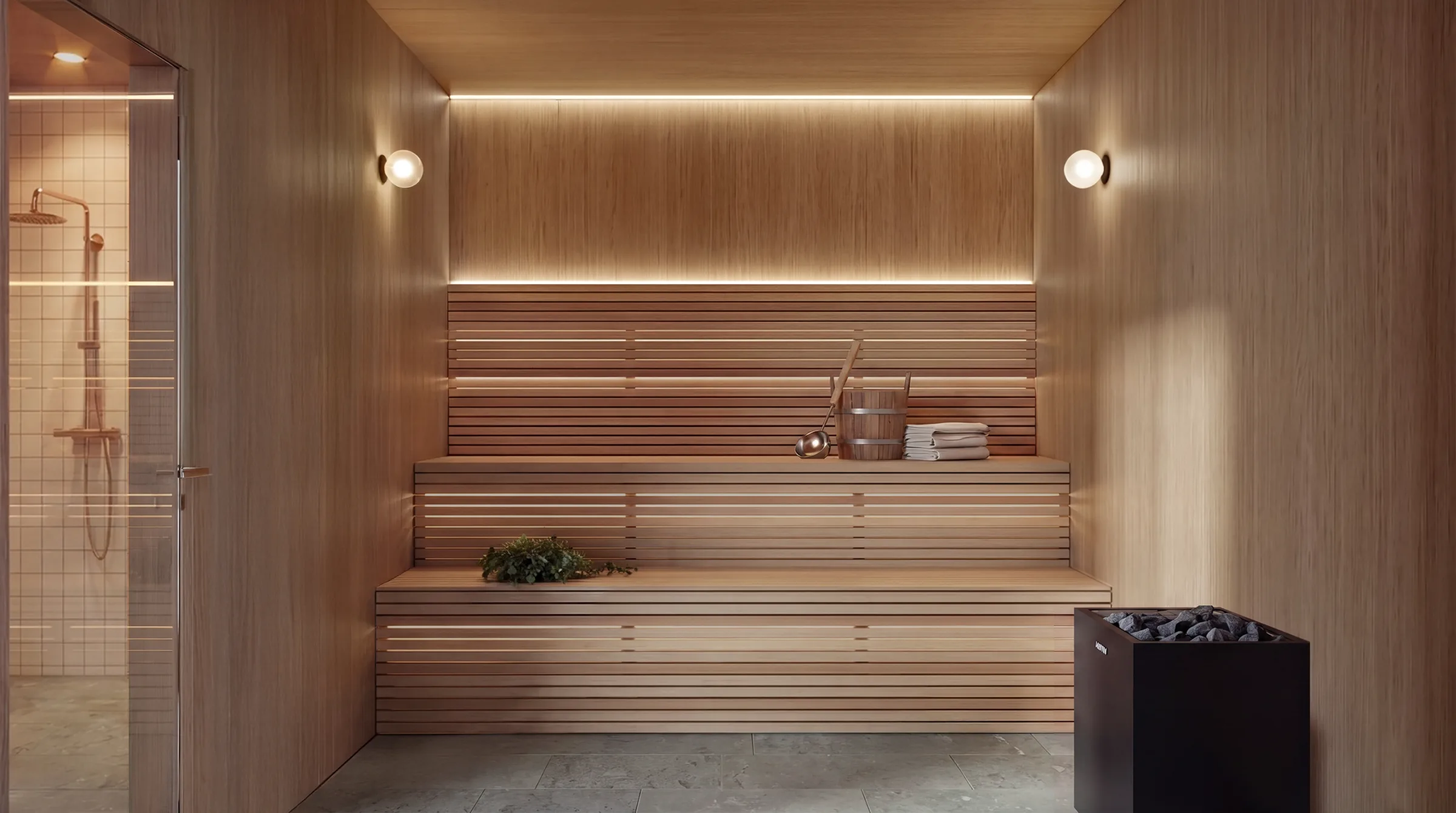 Näsbyviken parhus — bastu