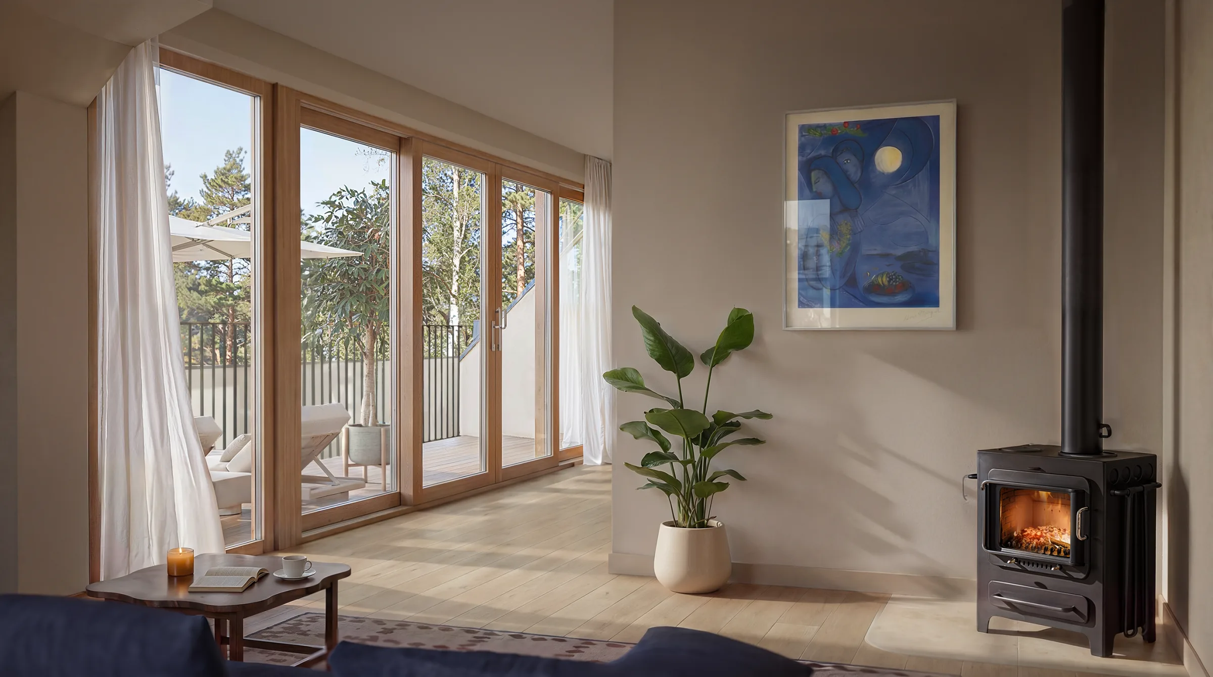 Näsbyviken parhus — vardagsrum