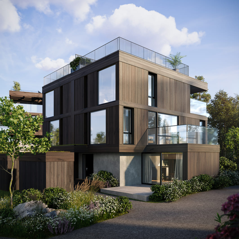 Exterior A - mjukare skuggor